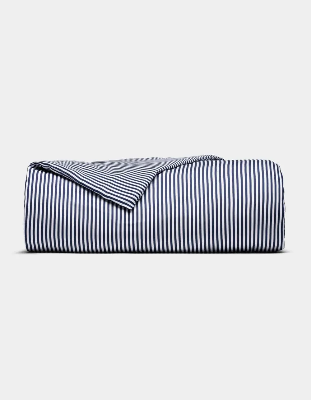 Cozy Earth Bamboo Duvet Cover + Standard Sham Classic Stripe Pacific Queen NWOT